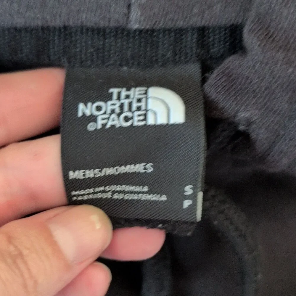 The North Face Men's S Black Fleece Pullover Hoodie Graphic Logo Kangaroo Pocket